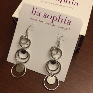 Lia Sophia Silver Earrings